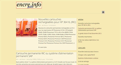 Desktop Screenshot of encre.info